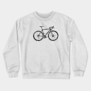 Road bike black and white Crewneck Sweatshirt